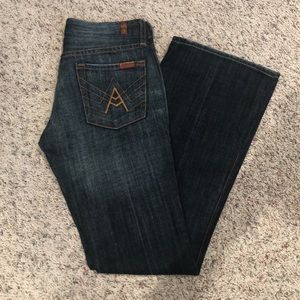 7FAMK “A pocket” bootcut jeans